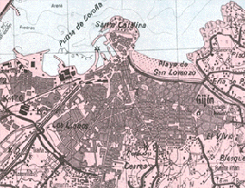 Map of Gijon City
