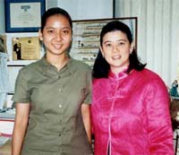 with Alexandra "Sandy" Prieto-Romualdez